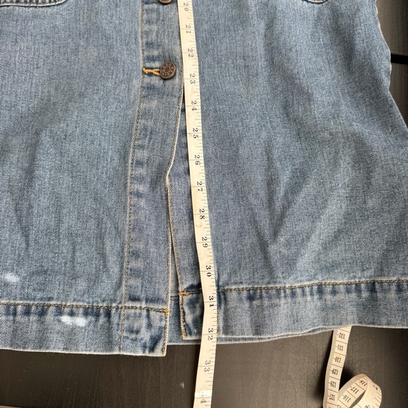 BDG Blue Denim Overall Dress size 6 - Picture 11 of 12